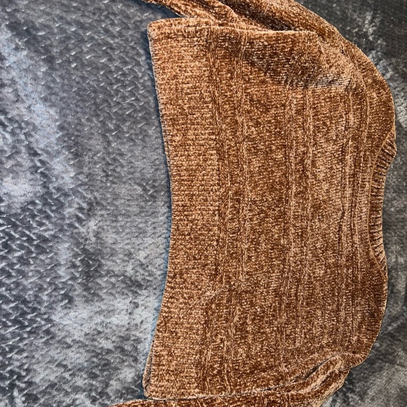 SO Women's V-Neck Sweater - Brown - Picture 3 of 3